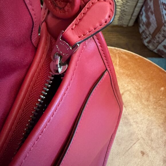 Coach Patricia Saddle Bag Red F88145 - Picture 7 of 9